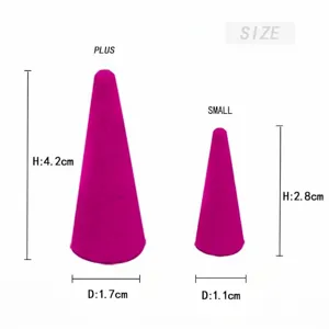 Natural incense cones set size chart, plus and small pink aromatherapy home fragrance options.