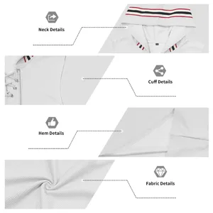 Detalle de sudadera sin mangas de punto waffle para hombre con cuello, puño y dobladillo.