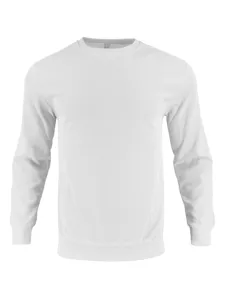 Mens casual waffle long sleeve crewneck solid color t-shirt fashion top autumn new style