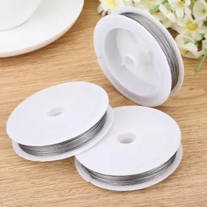 Copper Coated Stainless Steel Beading Wire Craft Wire Stringing Cord For Jewelry Making DIY Bracelet