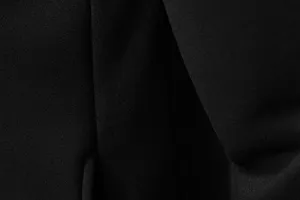 Men's casual hoodie jacket fabric detail close-up view showing texture and fine stitching