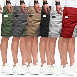 Mens casual cargo shorts summer fashion comfortable daily wear with multiple colors available