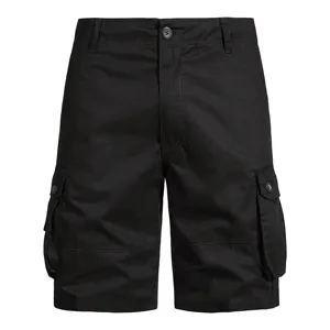 Herren Freizeithose Cargo Shorts mit vielen Taschen für Outdoor und Alltag Detailansicht.