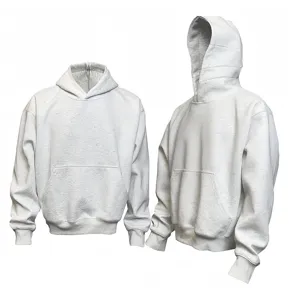Men's solid color loose casual short pullover hoodie 2025 new minimalist hooded sweatshirt top