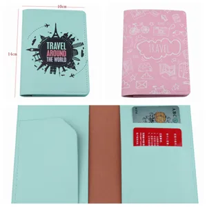 PU Leder Reise Passhülle Mehrkartenfächer Dokumententasche Pass Etui Organizer 10x14