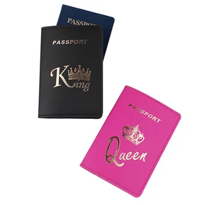 Fundas protectoras para pasaporte de cuero organizador de viaje en varios colores