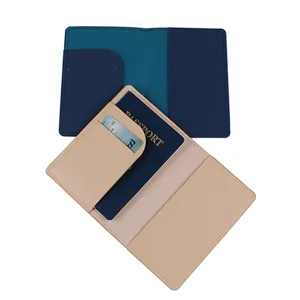 Set copri passaporto in pelle PU, custodia organizer per documenti di viaggio multifunzione.