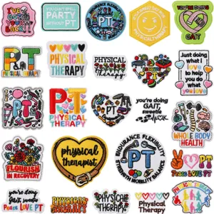 Embroidered Patches Iron On Applique Badge Decorative Clothing Accessories For Backpack Hat Jacket DIY Craft
