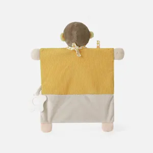 Doudou peluche scimmia copertina d'asilo morbida giocattolo rilassante per sonno neonato