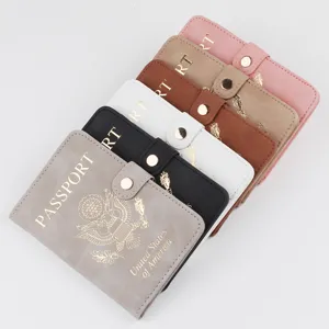 Elegante PU Leder Reisepasshülle Kartenhalter Dokumententasche Reisetasche Etui neu