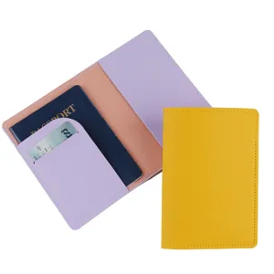 Porta passaporto in pelle PU portacarte custodia organizer per documenti da viaggio!