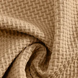 Herren Eisseide schnelltrocknend T-Shirt Waffelstoff Detail, Sommer Kurzarm Oberteil.