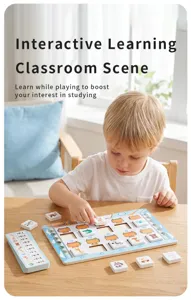 Kids wooden math toy animal number matching puzzle early educational learning game for kids