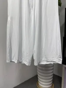 Men white short sleeve romper knitted slim fit casual fashion jumpsuit apparel summer daily wear