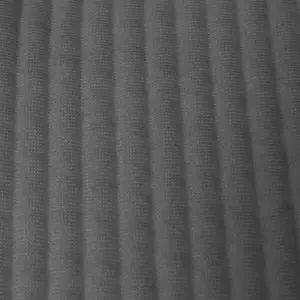 Dark grey jacquard ribbed fabric detail texture close-up shot for men's casual jacket clothing