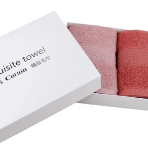 Emballage Cadeau de Serviette en Papier Art Blanc Élégant Récipient de Rangement à Marquage à Chaud pour Organisation
