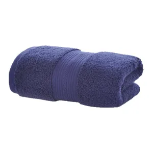 Solid color pure cotton face towel, soft absorbent bath towel with stylish double satin design.