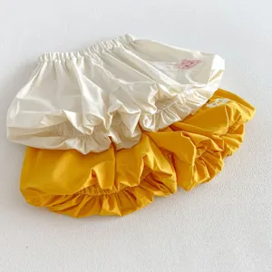 Neonata bambina estate simpatico animale cartone animato patch vita elastica pantaloncini