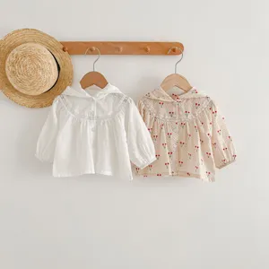 Baby Meisjes Zomer Zonnebescherming Kleding Lichtgewicht Katoen Met Capuchon Vest Bloemen Lang Mouw Jas Kinderen Buiten Outfit