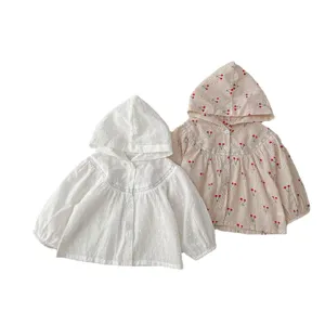 Baby zomer zonbescherming jas lichtgewicht ademend katoen schattig peutervest kleding
