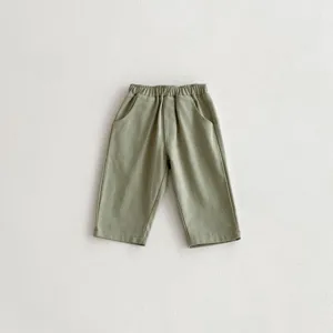 Mädchen lose Baumwolle Karottenhosen Herbst neue Kinder Freizeithose lange Hosen Alltag