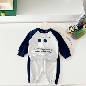 Completo felpa pantaloni maniche lunghe neonato bambina simpatico cartone autunno caldo