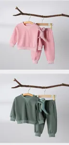Kids sweatshirt and pants set spring casual toddler clothing cute two piece outfit set