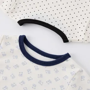 abbigliamento casa bambini cotone dolce stampa orsetto girocollo morbido comodo traspirante