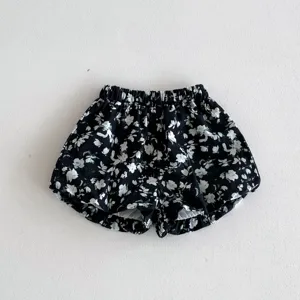 Süße Baby Mädchen Blumen Shorts mit elastischem Bund und gemütlichem Stoff, tolle Details.
