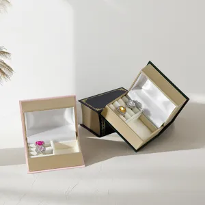 Retro book style ring box creative jewelry box for earrings pendant display and storage