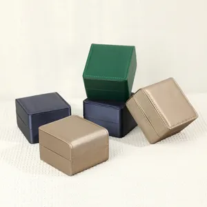 PU Leder Uhrenbox Armband Aufbewahrung Geschenkbox Set mehrfarbige Display Box