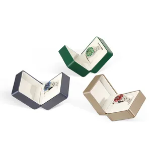 Klappdeckel PU Leder Uhrenbox Aufbewahrungsbox und Armband Geschenkbox Organizer für Uhren.