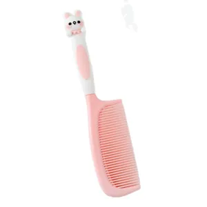 Cute Cartoon Animal Shape Hair Comb Plastic Detangling Hairbrush Smooth Fine Teeth Portable Travel Pocket Comb For Women Kids Gift