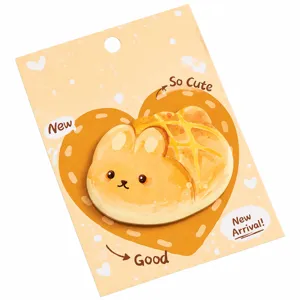 Notes adhésives mignonnes en forme de lapin bloc-notes kawaii papeterie mignonne notes mémo