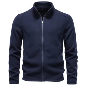 Herren Casual Full Zip Polarfleece Softshell Jacke Stehkragen Langarm Sweatshirt Outdoor Warm Mantel Für Herren