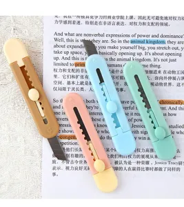 Mini snoepkleurig hobbymes, draagbare briefopener voor kantoor en dagelijks uitpakken.