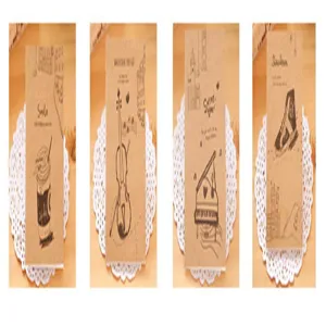 Lot de carnets vintage en papier kraft avec jolis croquis, blocs-notes portables pour le quotidien.