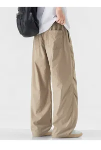 Herren Sommer Leichte Schnelltrocknende Lose Freizeit Cargo Hosen Parachute Hosen Neu