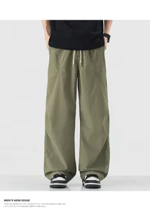 Herren Sommer leicht schnelltrocknend lose Cargo Hose Outdoor Freizeit Hose stylisch