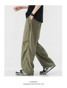 Herren Sommer dünne schnelltrocknende lose Cargo Hosen Outdoor Freizeithose stilvoll