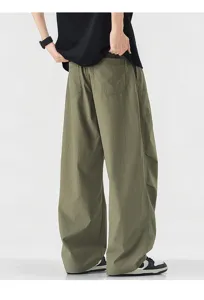 Herren Sommer dünne schnelltrocknende lose Cargohose Outdoor Fallschirm Freizeithose taktisch.