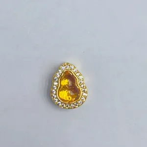 Ciondolo zucca zircone placcato oro accessorio per creazione di gioielli braccialetto DIY