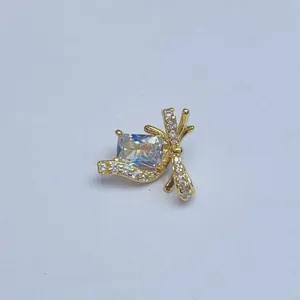 Vergoldeter DIY Schmetterling Anhänger Charms für handgemachte Armbänder Zubehör.