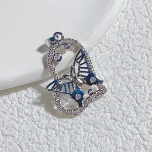Süsser Schmetterling Zirkonia Anhänger DIY Schmuck Zubehör für modische Damen und Mädchen