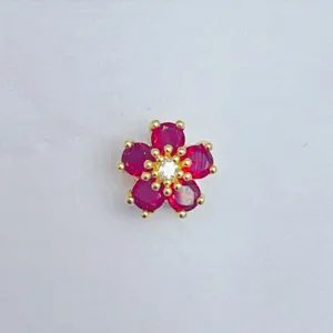 Vergoldete Blume Mikropaved Zirkonia Abstandsperle DIY Schmuck Zubehör Komponente zum Basteln.