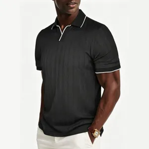 Andriko mavro plehto polo kontomanko poukamiso casual business top kalokairi fashion