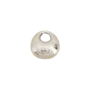 Silver 3D lucky bag pendant DIY jewelry accessory bead spacer for necklace bracelet making