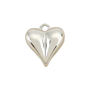 Massiver Herz Metall Anhänger Charms für DIY handgemachte Schmuckherstellung und Zubehör.