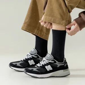 Men's Cotton Sports Socks Solid Color Casual Long Mid Short Tube Socks Athletic Breathable Sweat-Absorbent Socks