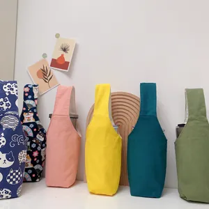 Stoff-Tassenhülle, süße Wasserflasche Tragetasche, bunter Kaffeebecher Halter für Studenten.